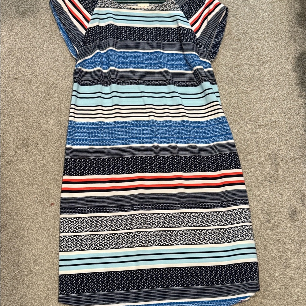 Merona Multicolor Striped Midi Dress